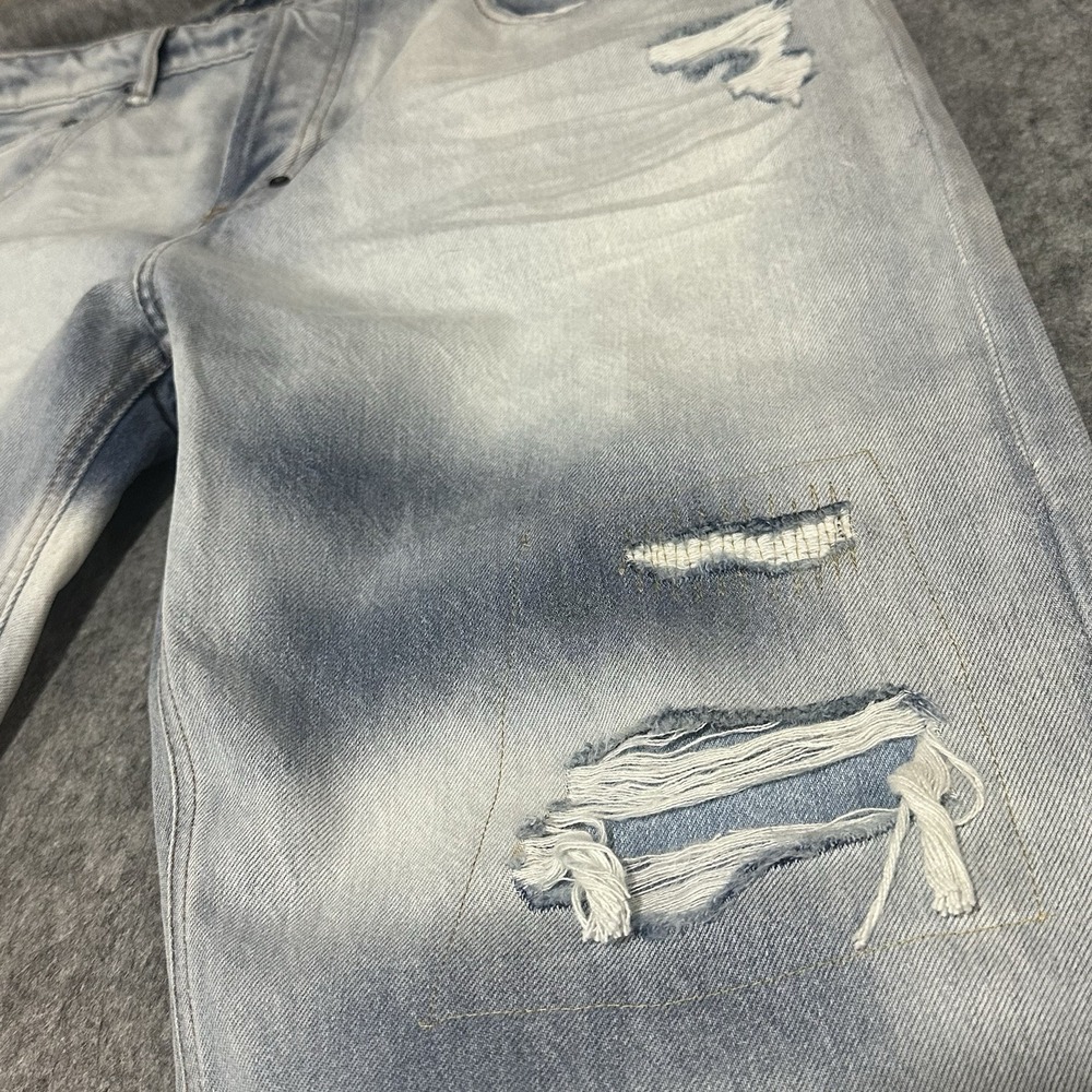 PRPS Men's Barracuda Hiroshima Jeans 100% Cotton Button Fly Indigo - Size 38x34 - Picture 13 of 16